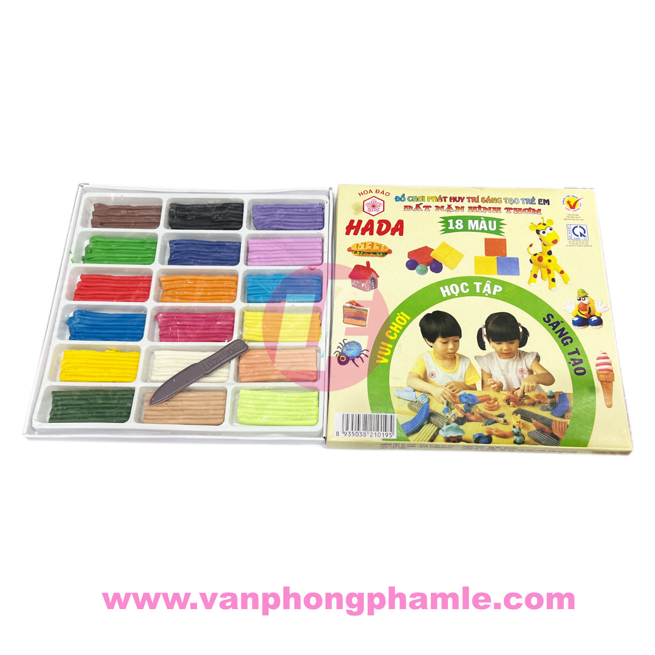Đất nặn 18 màu hada