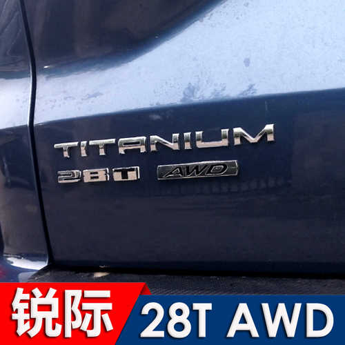 Logo TITANIUM Dán xe địa hình ford everest SS55