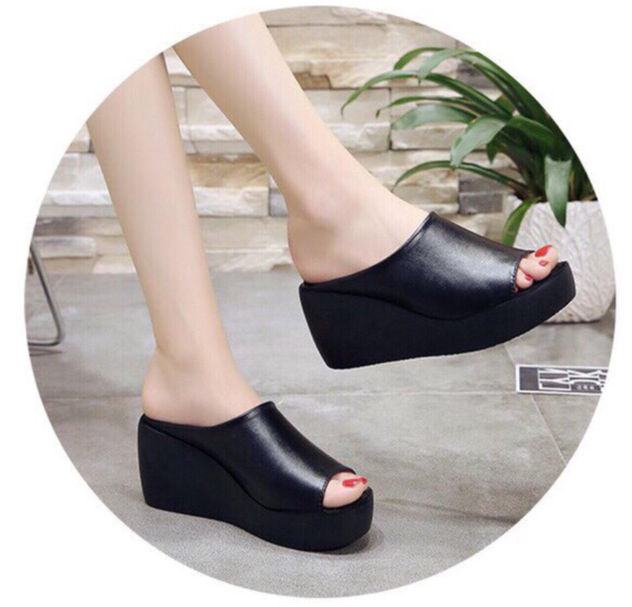 [HCM]Dép đế xuồng da thật cao cấp