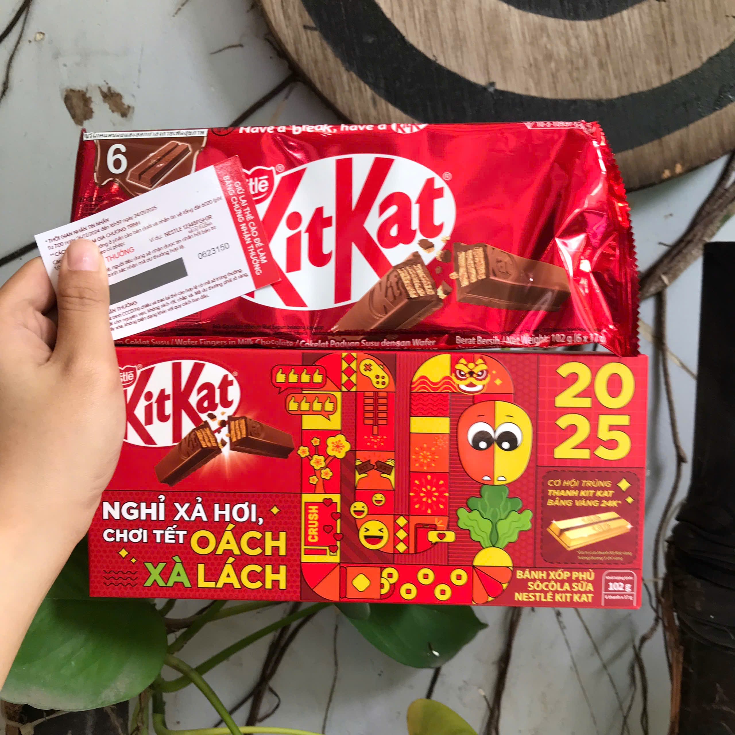 Sôcôla Nestlé KitKat Thái Lan Hộp Tết