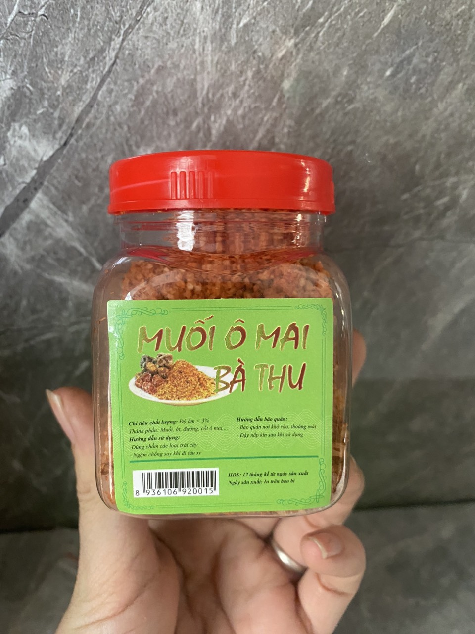 Muối ớt Ô mai Ba Thu siêu ngon 500g