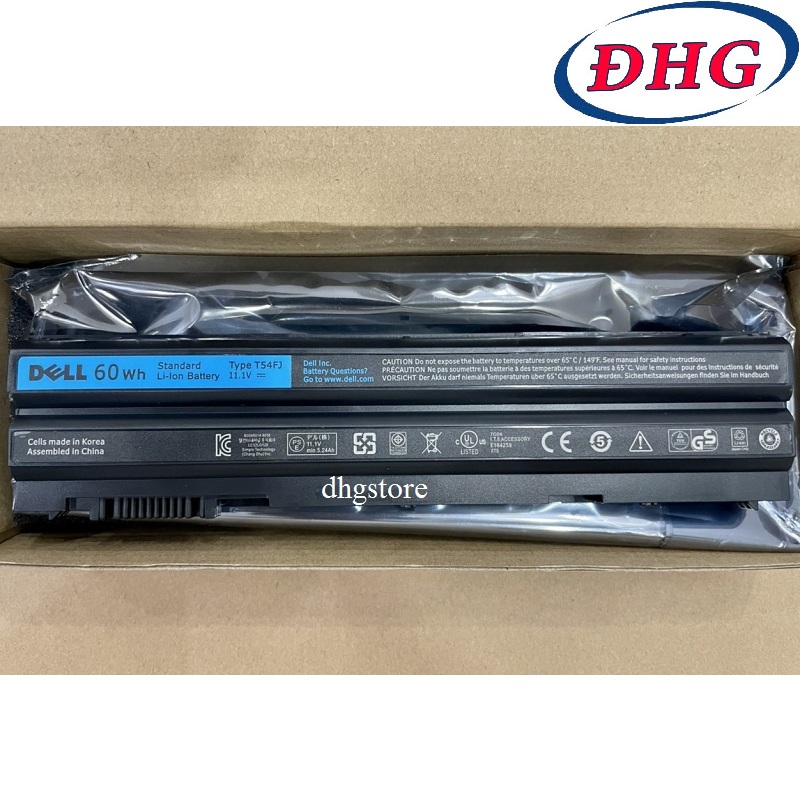 Pin laptop Dell Latitude E5420 E5420 E5430 E5520 E5530 E6420 E6420 E6430 E6440 E6520 E6530 T54FJ 60Wh