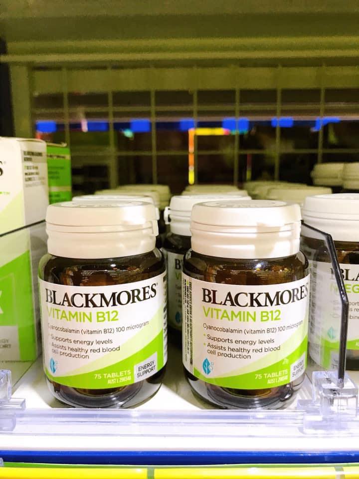 Vitamin B12 BLACKMORES Hộp 75 viên