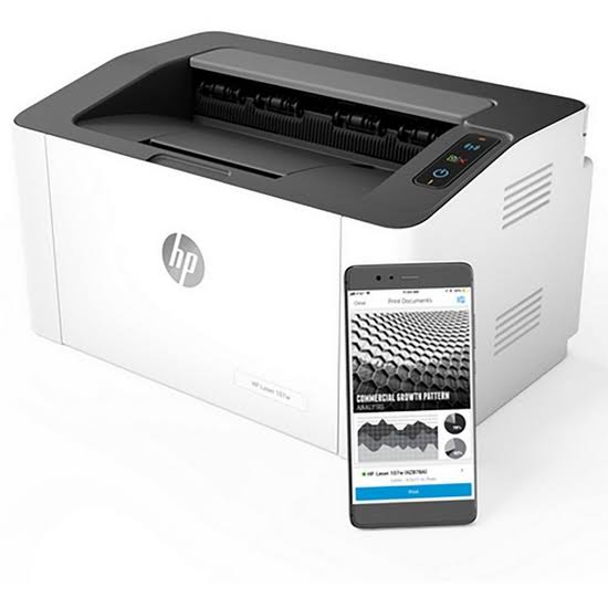 HP Laser 107W, in laser , wifi, mực rẻ, Chính Hãng máy mới