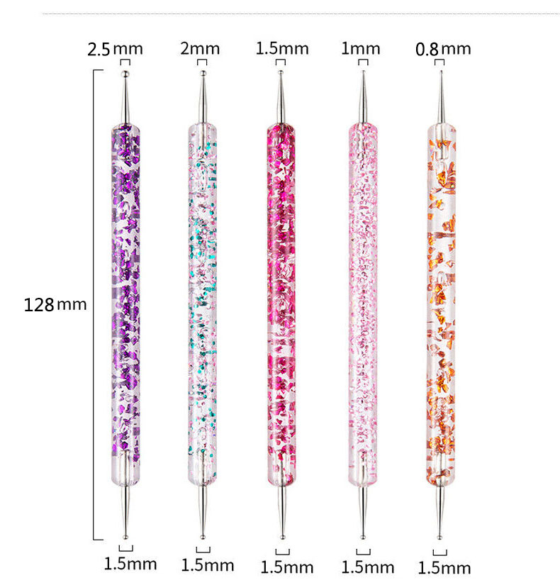 Bộ 5 dụng cụ đầu bi mini tạo hình đất sét
