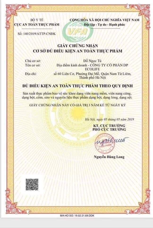 [HCM]Men Sống hữu cơ Ecolife