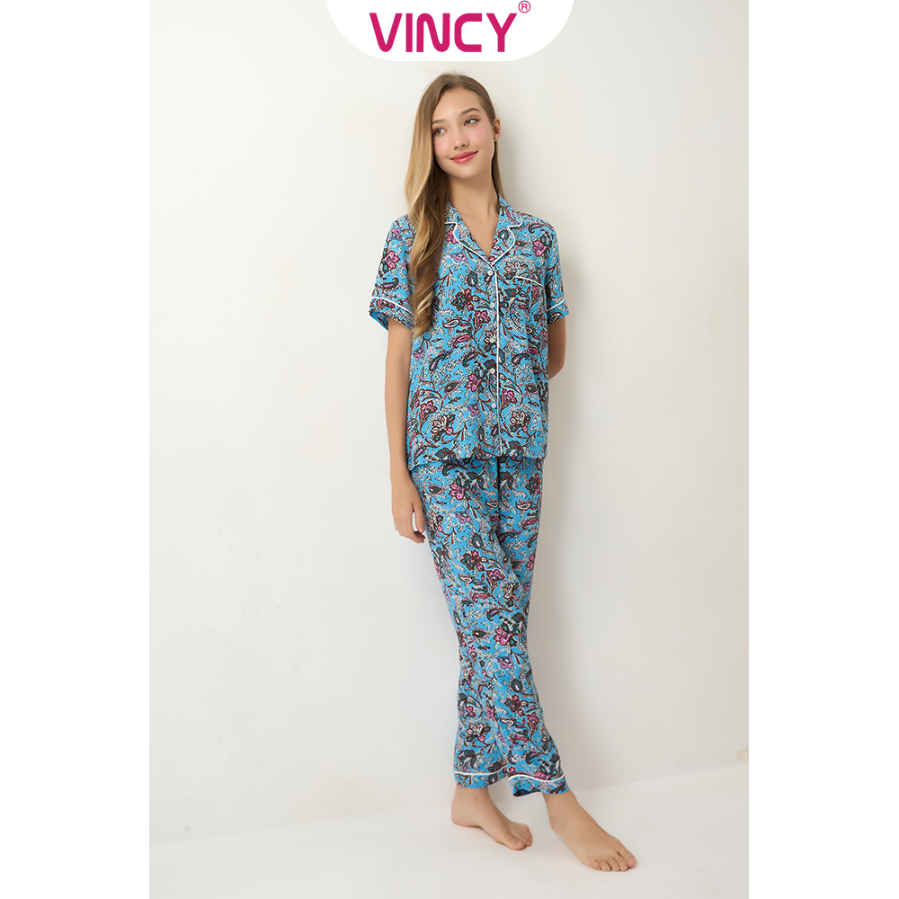 [Mua 3 giảm 20%, mua 2 giảm 15%] Bộ Đồ Kate Dài Nữ Vincy Thoáng Mát BKD135W01