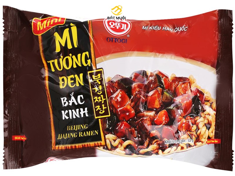 Mì tương đen bắc kinh ottogi gói 83g - thùng 30 gói - cty bát muội