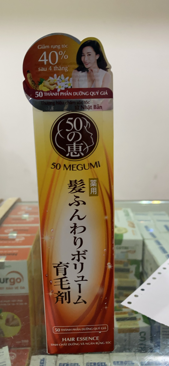 50 megumi hair essence 120ml-tinh chất dưỡng và ngăn rụng tóc