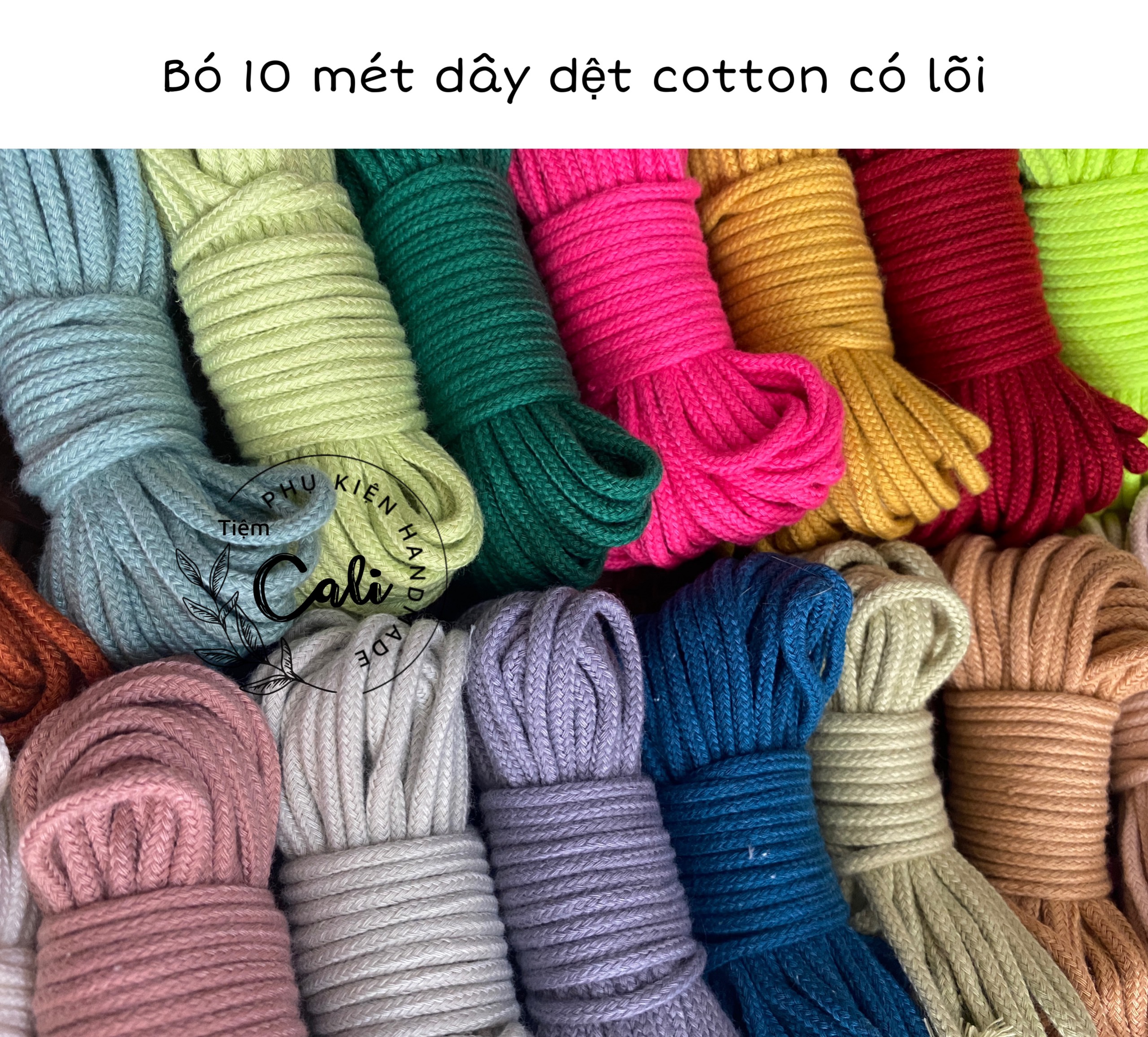 Bó 10 mét dây dệt tim 3mm