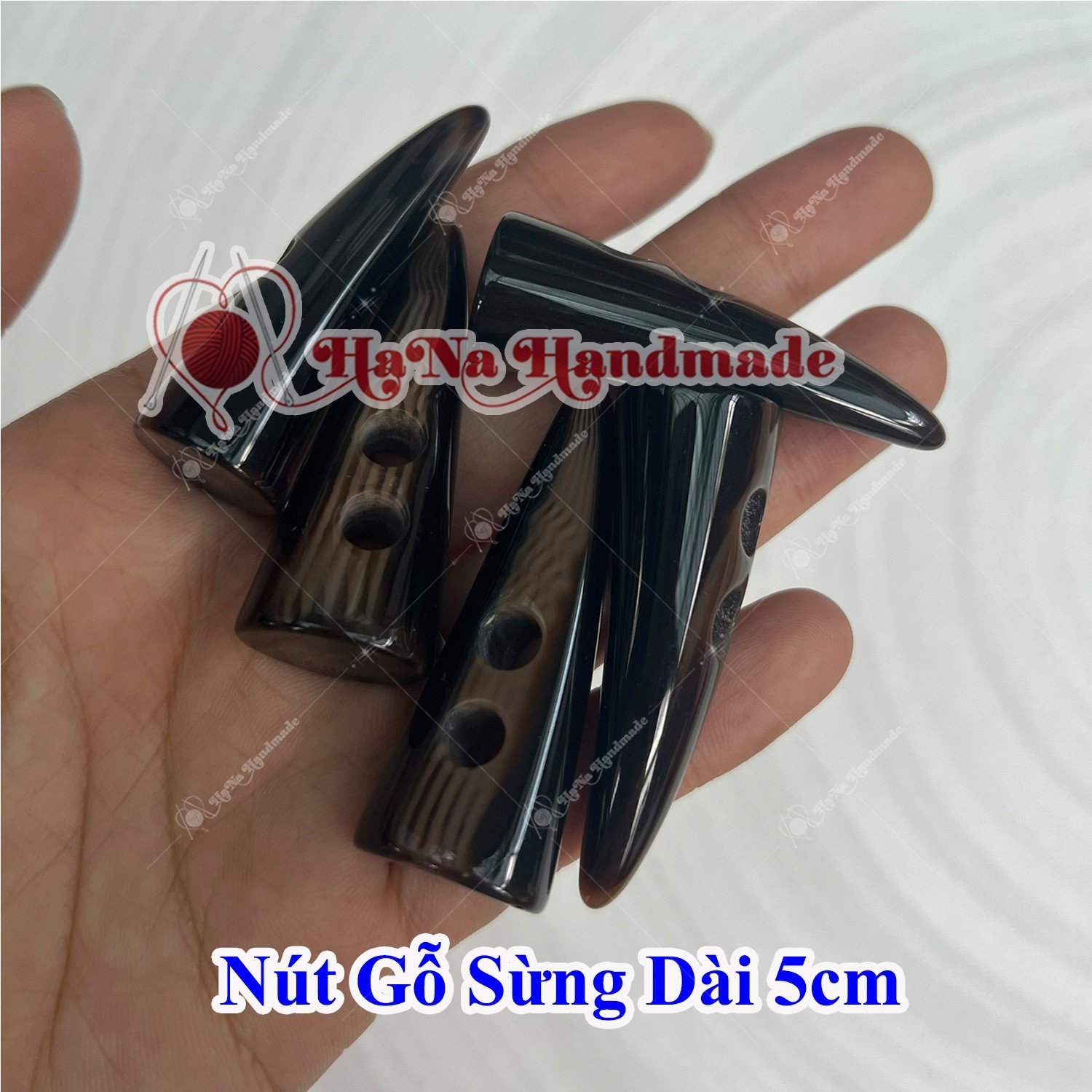 Nút gỗ sừng dài 5cm 15k /2cái