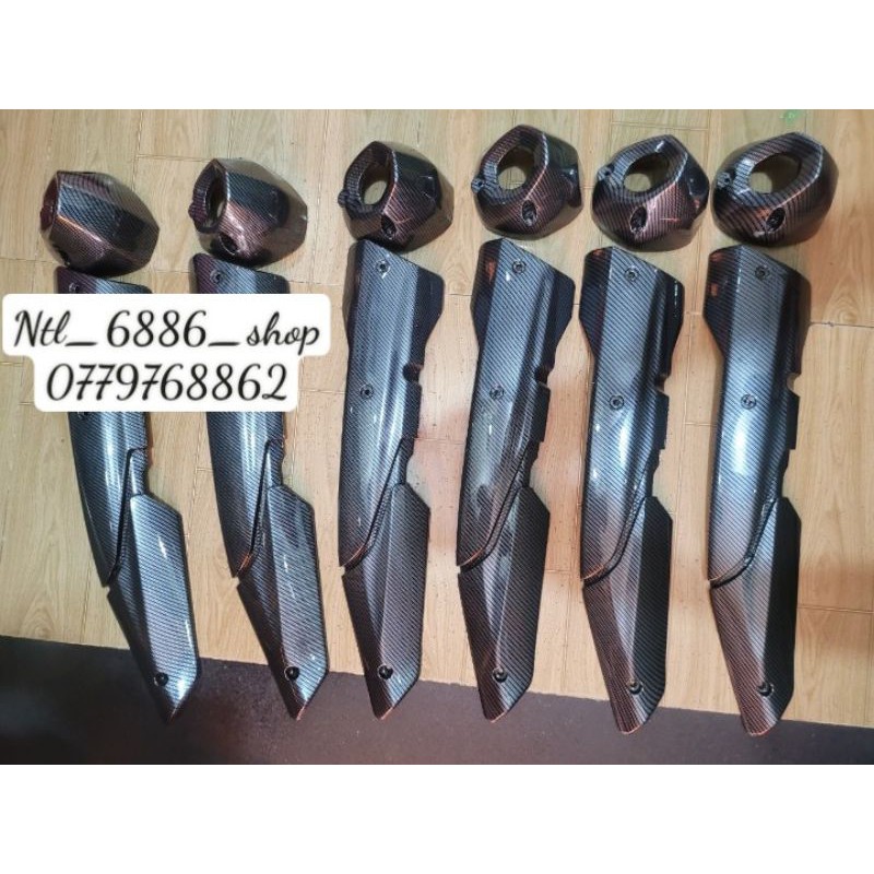 Che pô ex 155 + chụp đít pô carbon