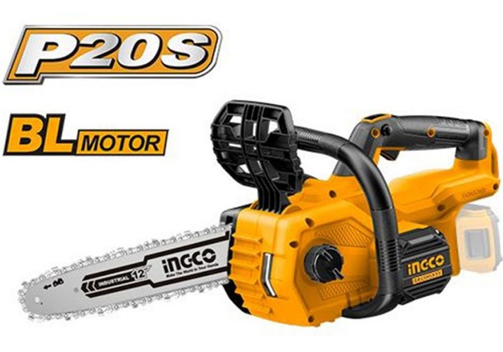 Máy cưa xích pin 20v ko chổi than cgsli20128 ingco