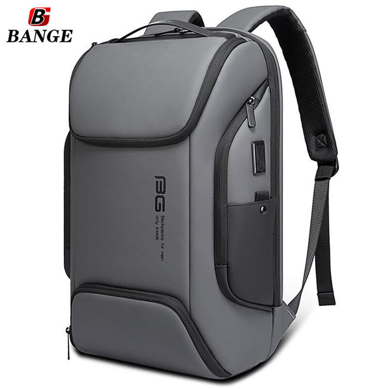BANGE New Men Fashion Backpack 3.0 Fastest USB Charged&TSA Lock