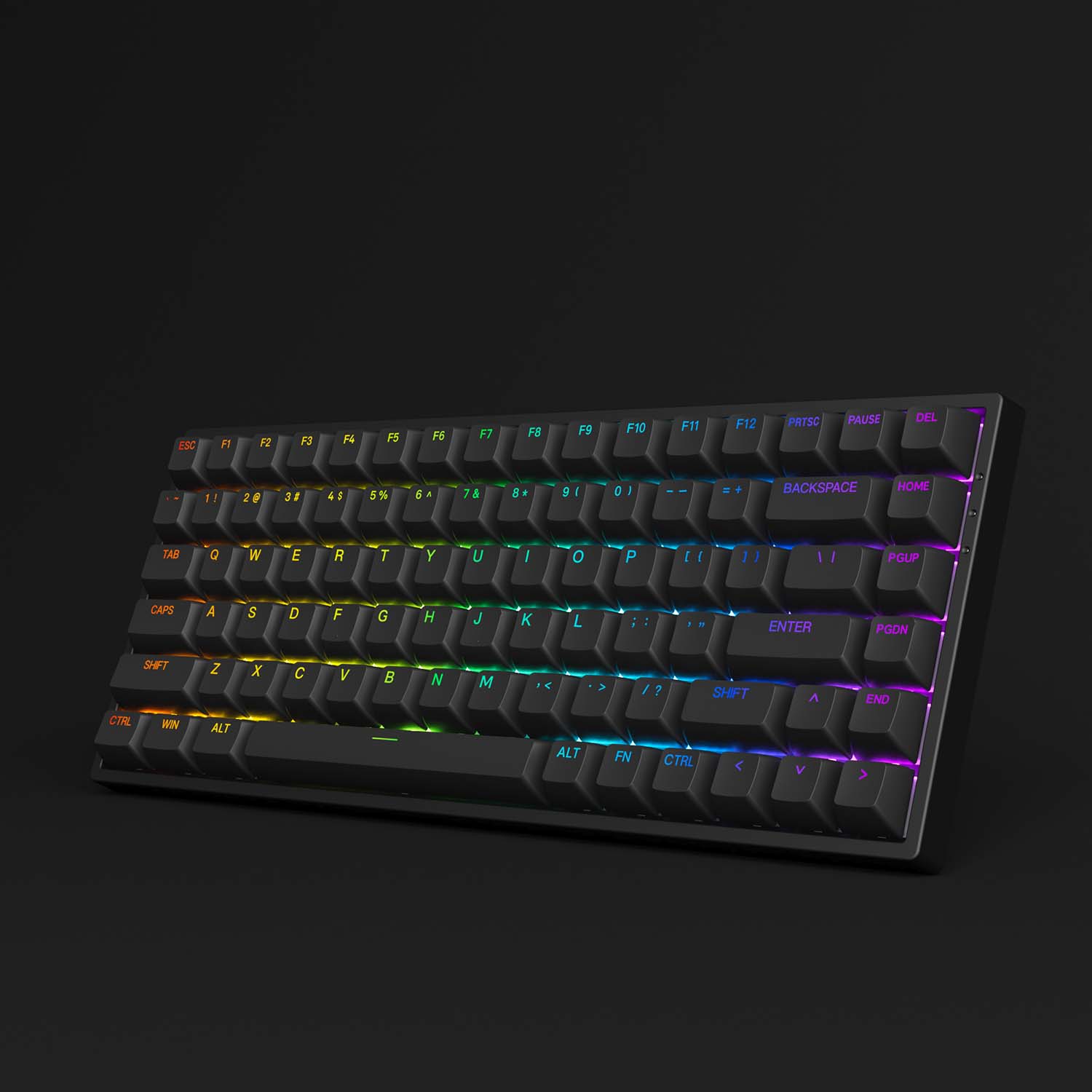 Bàn phím cơ AKKO 3084 v2 RGB – Black (Foam tiêu âm / Hotswap / AKKO CS Jelly switch)