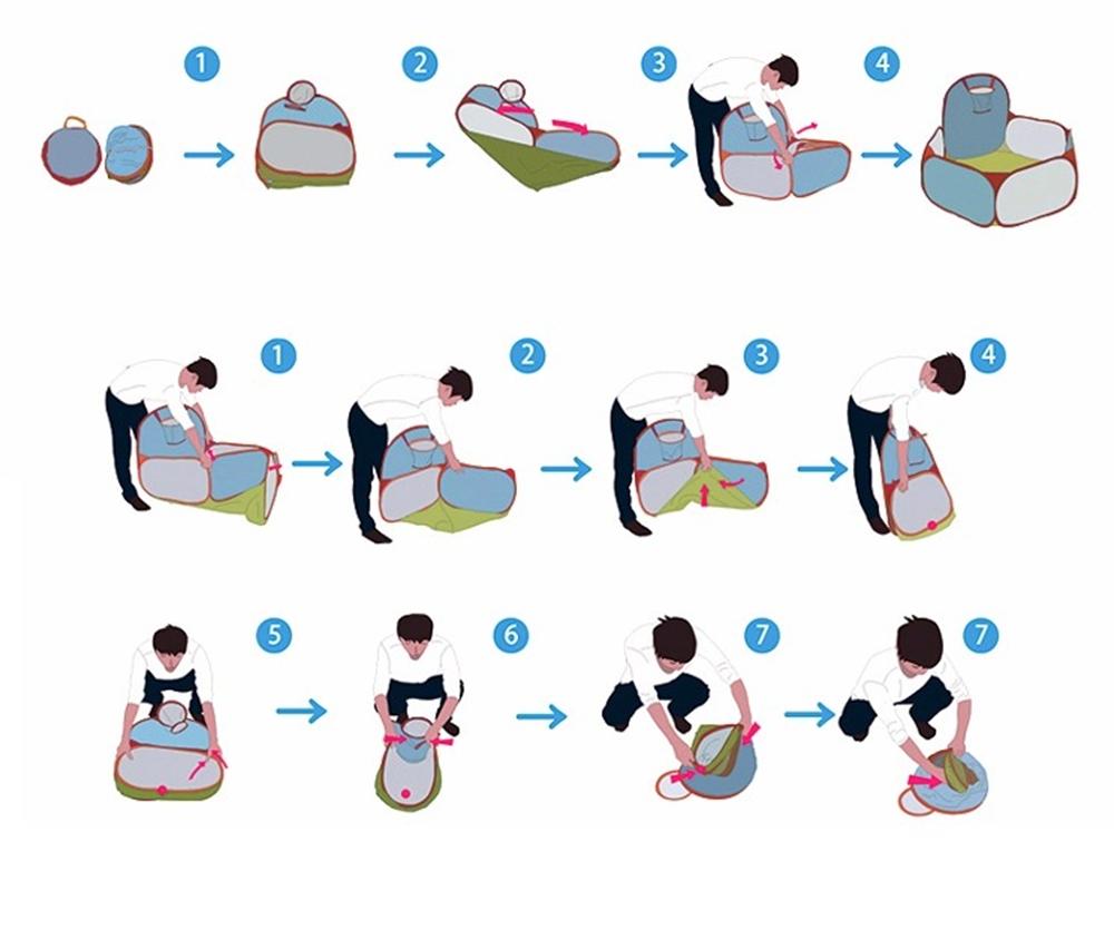 Nhà bóng cho bé gấp gọn tự bung Kèm 25 Banh nhựa lều quây bóng giá rẻ khung kim loại vải dù Chọn nhiều mẫu mã 50079