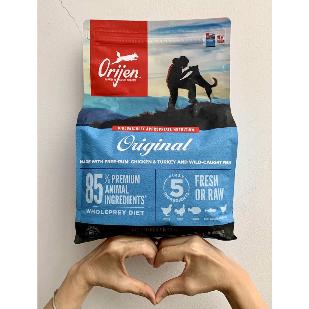 (Nguyên Seal) ORIJEN Original - Thức ăn hạt không ngũ cốc - 2kg