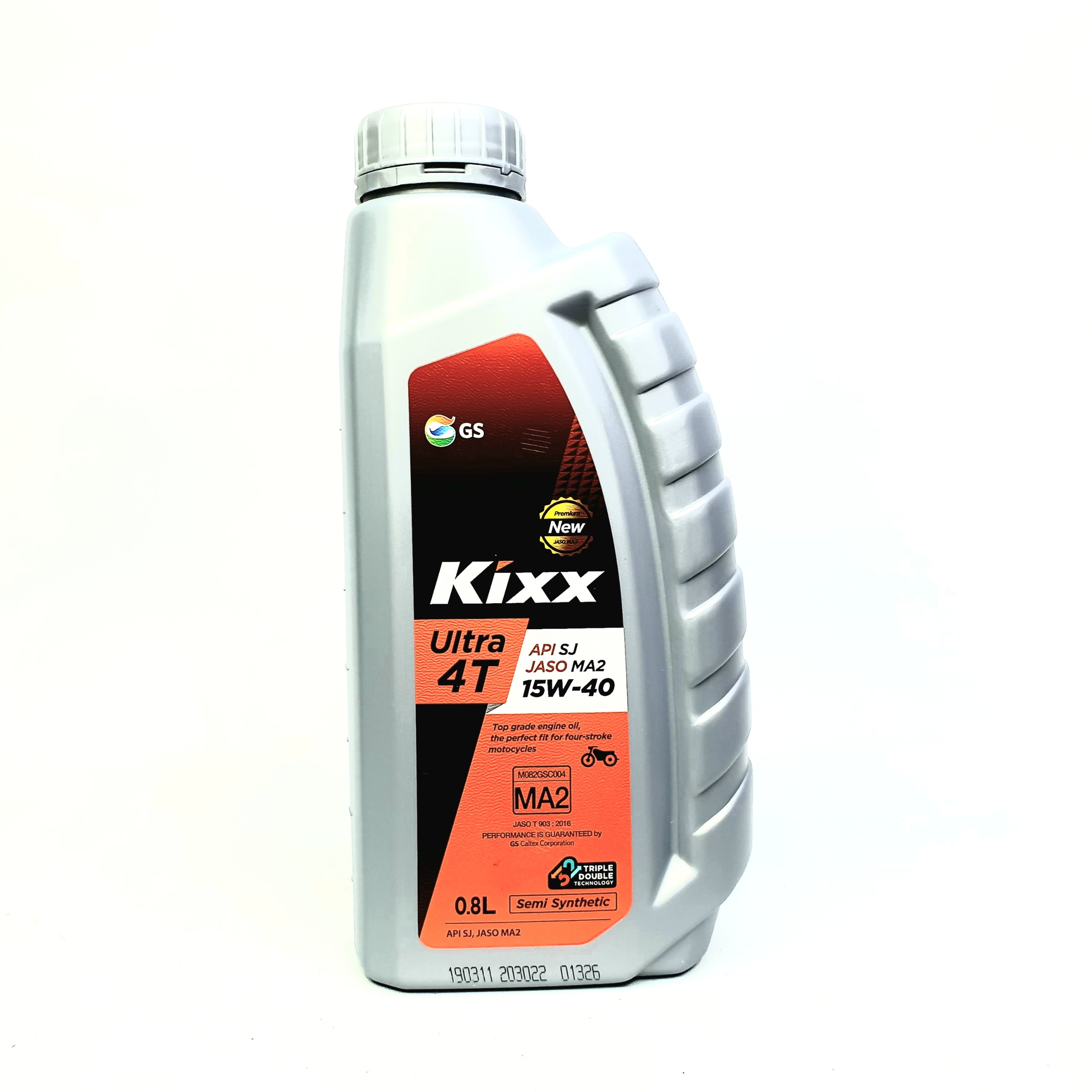 Nhớt động cơ xe máy 4 thì - xe số kixx ultra 4t sj 15w40 800ml