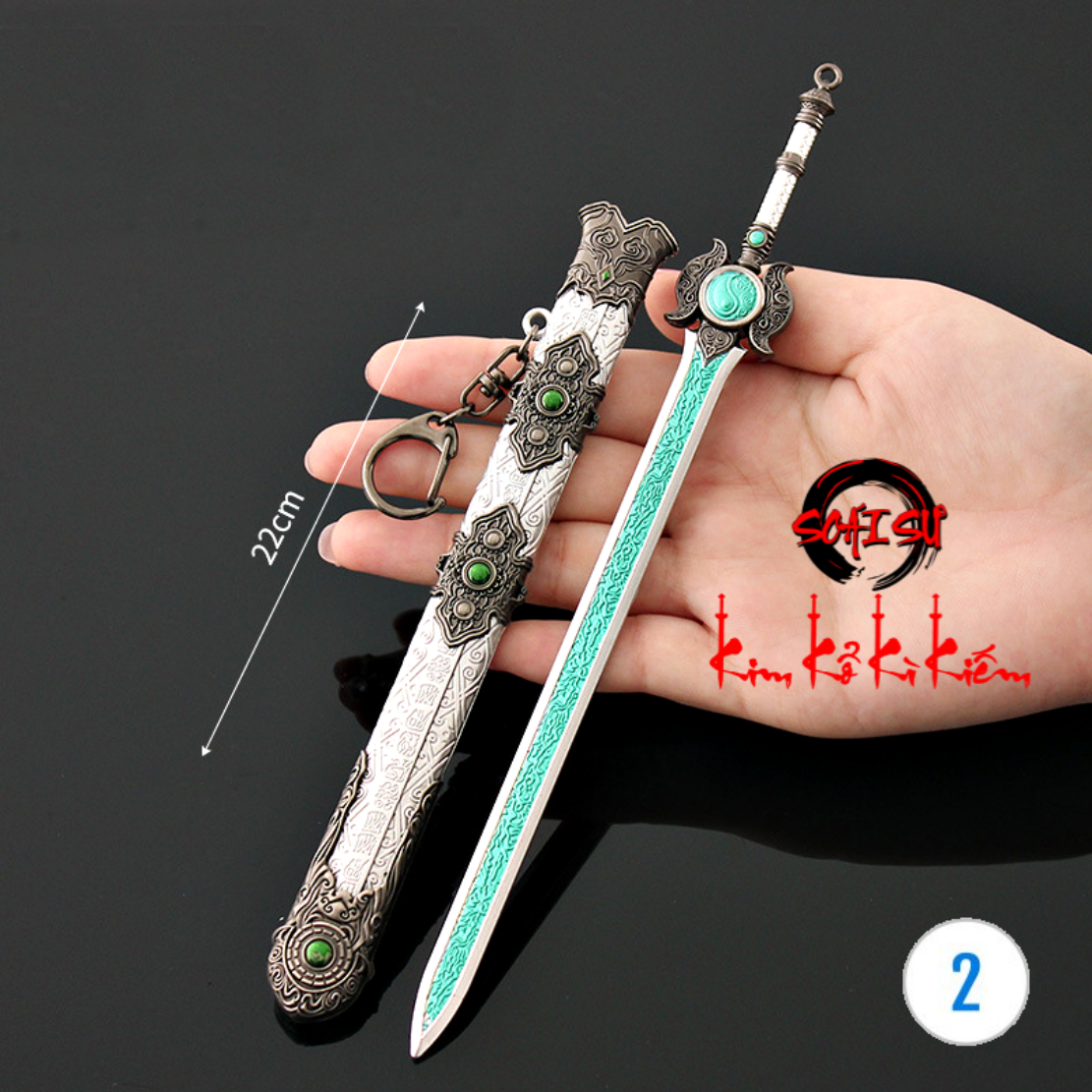 [HCM]Mô hình kiếm Hồ Trung Nhật Nguyệt - Naraka Bladepoint