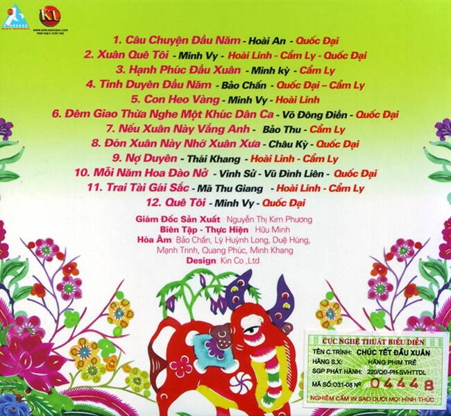 bộ 5 đĩa cd nhac Xuân 1