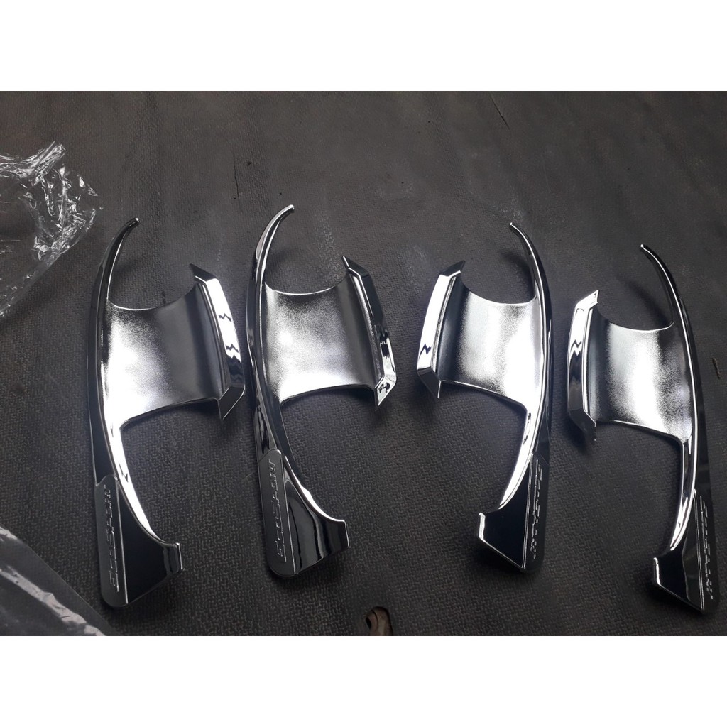 Bộ 4 ốp hõm cửa mạ crom xe ECOSPORT 2014 đến 2020 - Cánh Chim - Giúp Chống Xước, Làm Đẹp Xe, Có Sẵn Keo Dính 2 Mặt, Lắp Đặt Dễ Dàng Tại Nhà