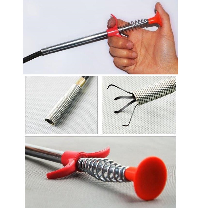 Dụng cụ thông tắc công, bồn cầu, chậu rửa bát
