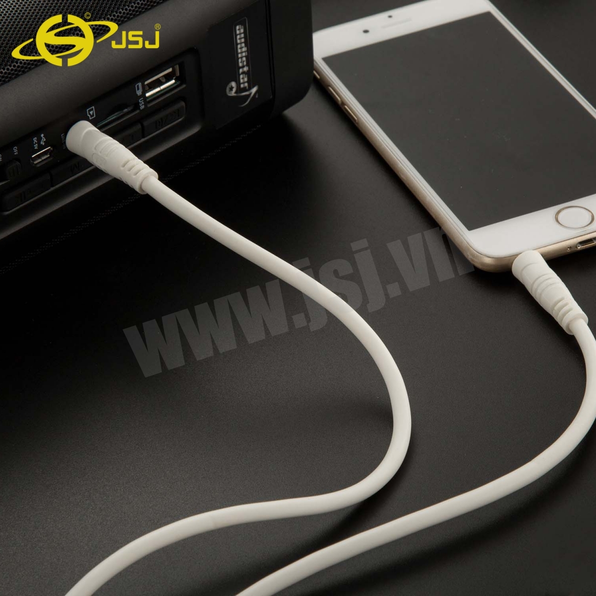 [HCM]Dây Tín Hiệu 2 Đầu 3 Li (3.5mm) Dài 3m JSJ-6111