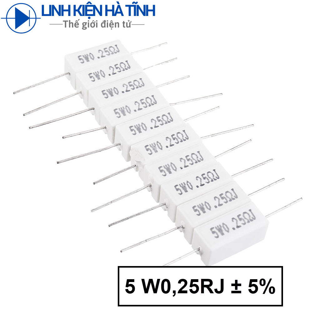 10 trở sứ 5w 0.47rj / 0.25rj