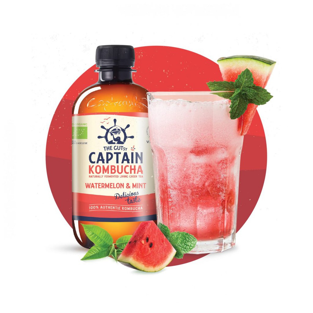 Trà Kombucha hữu cơ (Organic Kombucha Tea) - THE GUTsy CAPTAIN