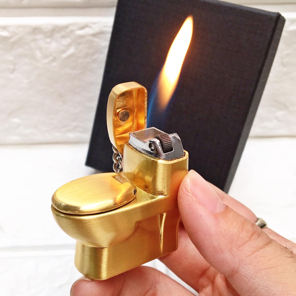 BẬT LỬA KIÊM  MÓC KHÓA HÌNH BỒN CẦU ĐỘC ĐÁO
