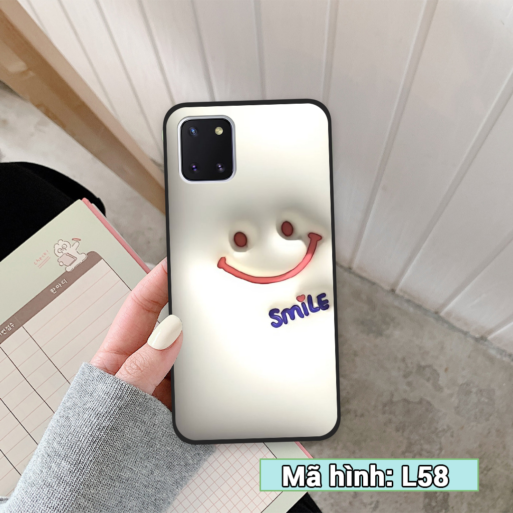 Ốp lưng Samsung Galaxy Note 10 Lite, ốp điện thoại samsung hình kẹo ngọt, gấu in 3D