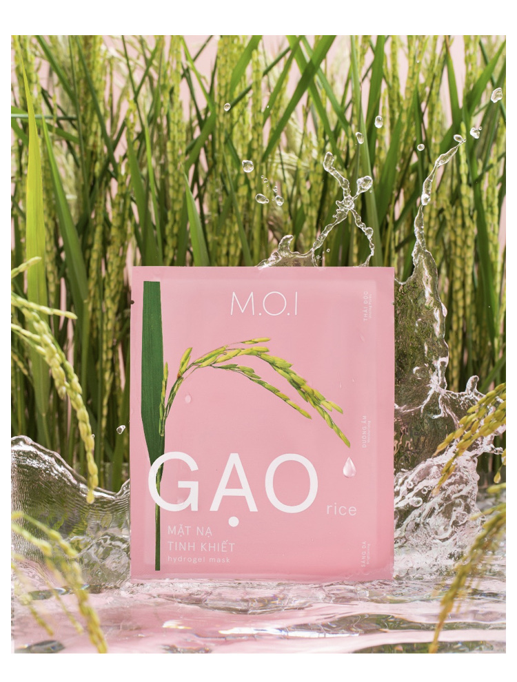 [HCM][Hàng Chính Hãng - Mua 3 tặng 1 ] MẶT NẠ GẠO TINH KHIẾT M.O.I HỘP 3 MIẾNG