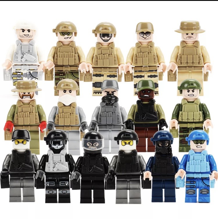 Lính quân đội Lego SWAT Minifigures