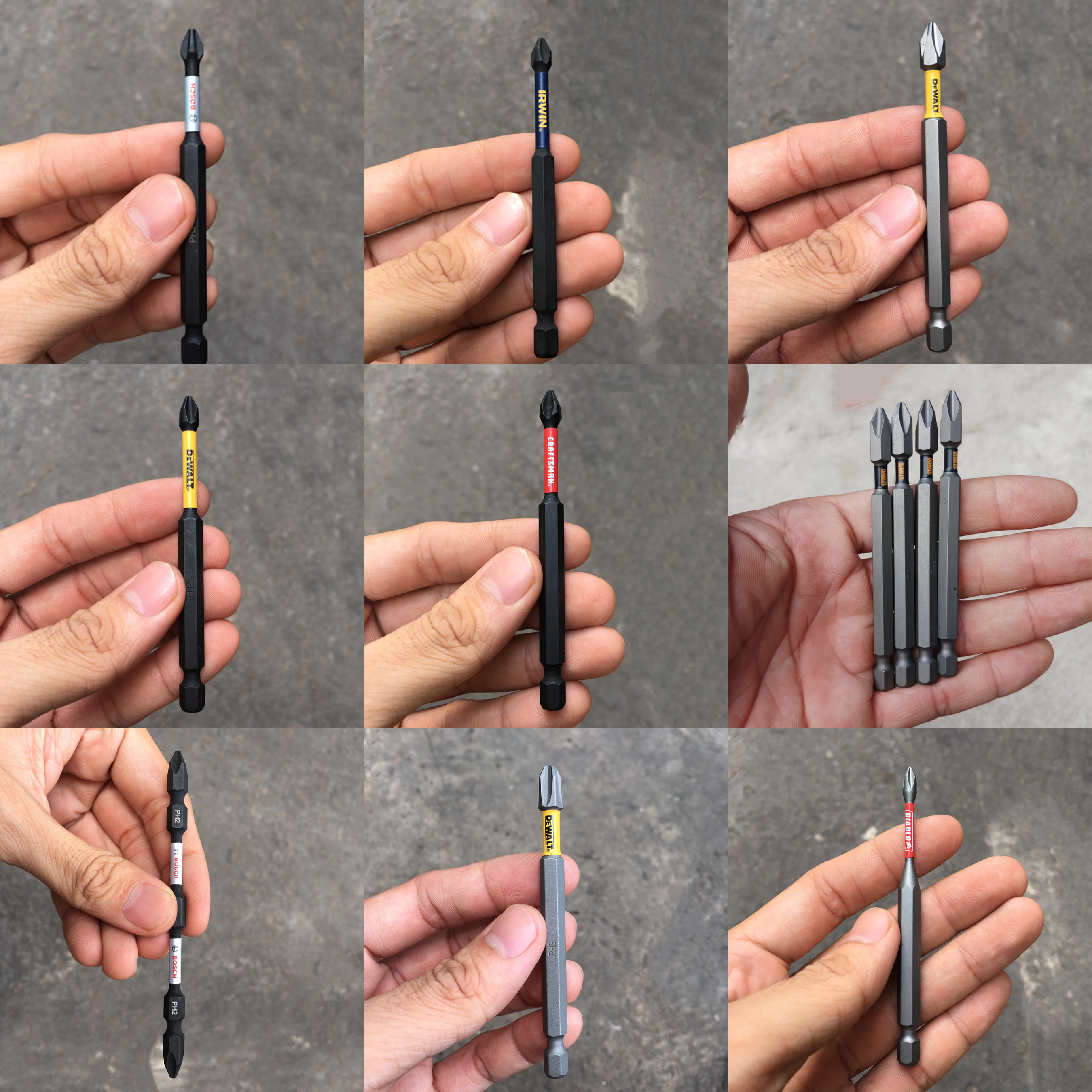 [Nhiều Loại Vít] Đầu Bắn Vít Loại Dài 9cm ( PH0 - PH1 - PH2 - PH3 - Dẹp )