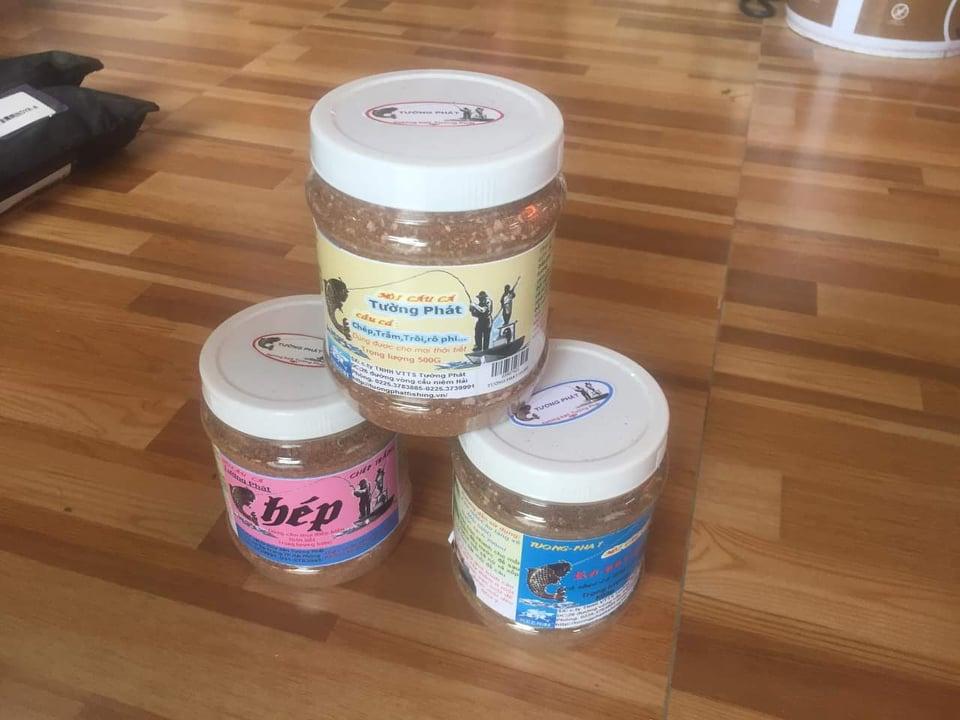 mồi câu cá rô phi hộp 500gr
