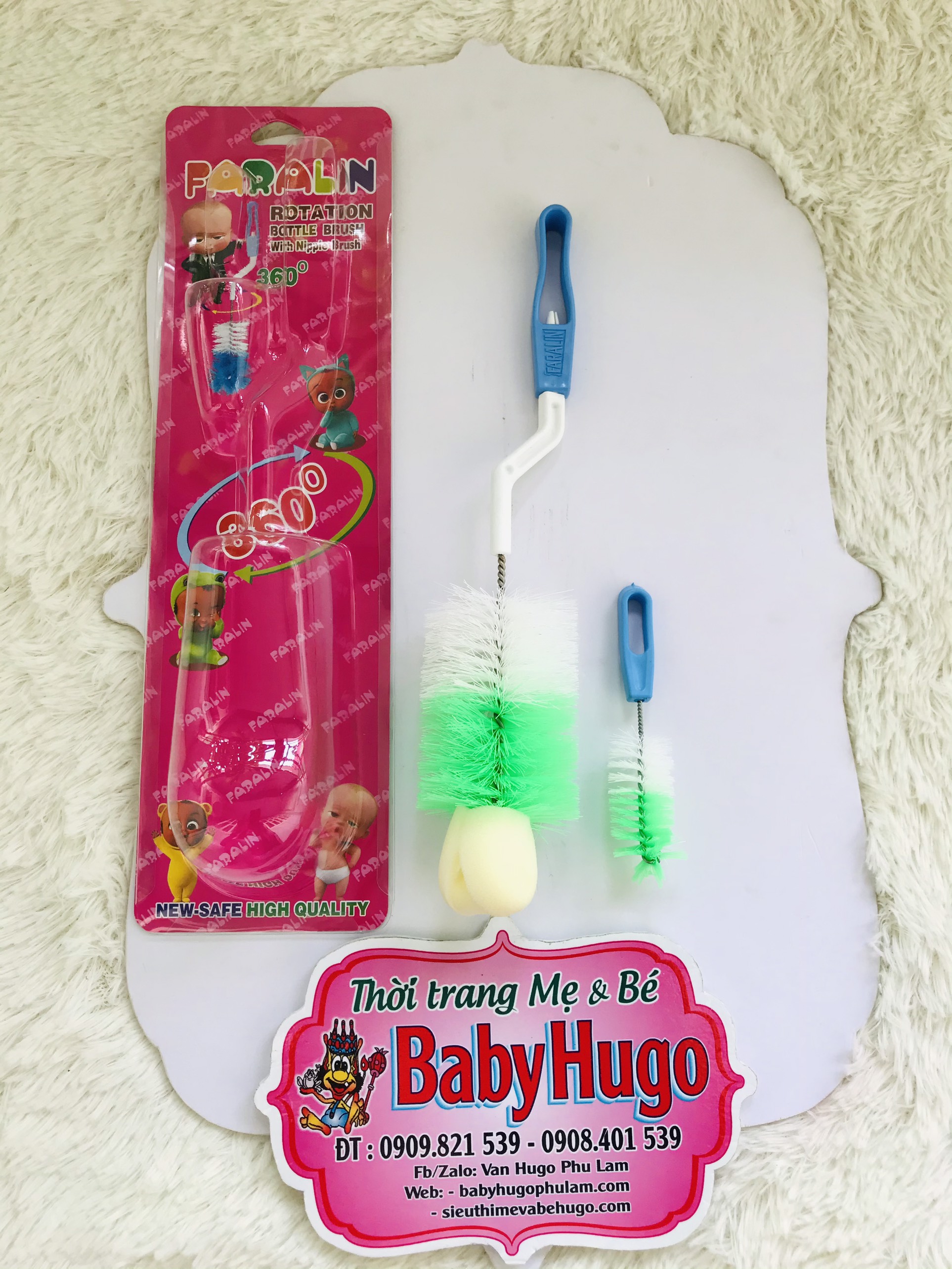 Cây Súc Bình Sữa Xoay 360 Độ Faralin