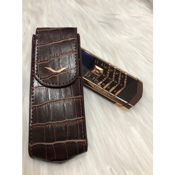 Bao Da Nắp Gấp Vertu Singnature S