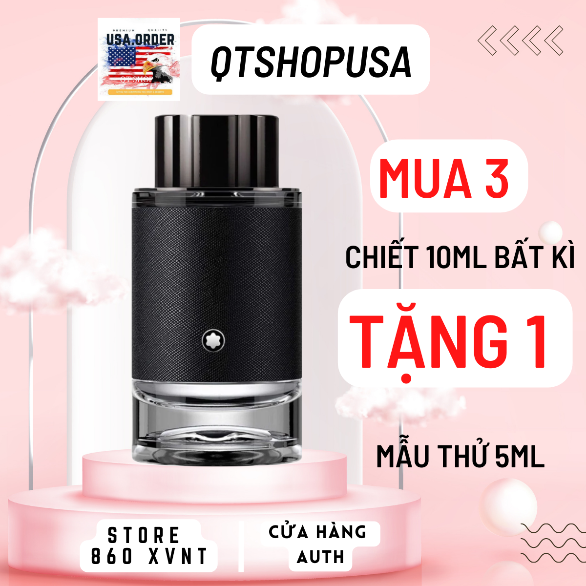 Chiết nước hoa nam 10ml Montblanc Explorer
