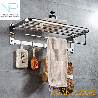 [HCM]GIÁ TREO KHĂN INOX SUS 304