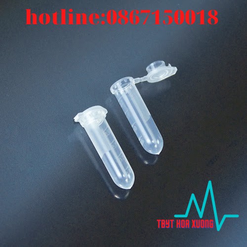 Eppendorf 2ml - Ống ly tâm 2ml, túi 500 cái