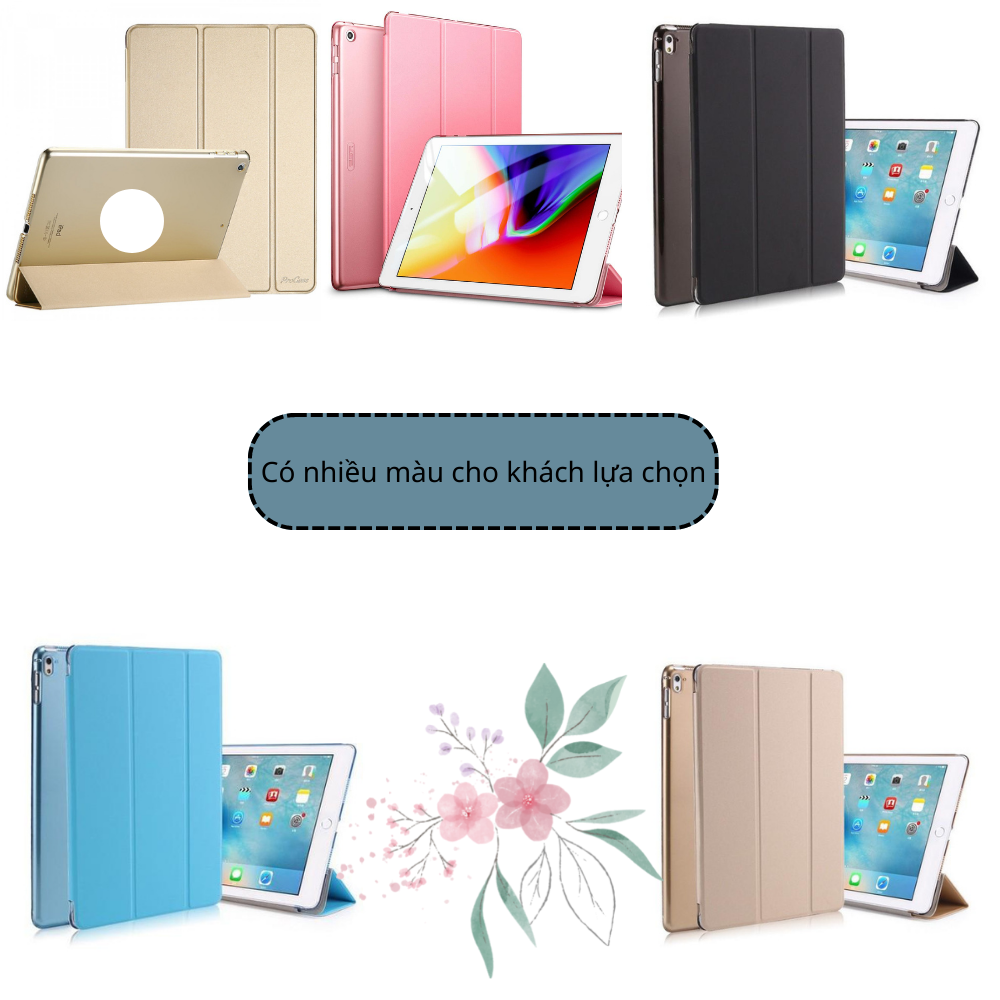 Bao da ốp lưng dành cho ipad air 2 tự động tắt mở màn hình