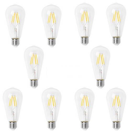 Bộ 10 bóng đèn led edison ST64