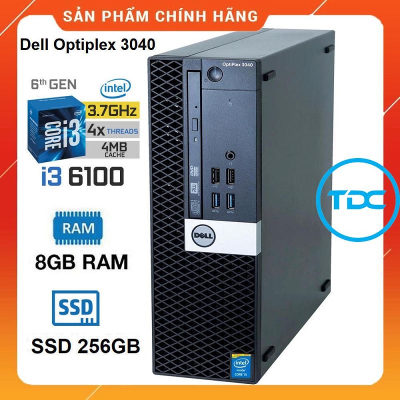 Bảng giá Case máy tính Dell Optiplex 3040 SFF core i3 6100 ram 8Gb SSD 256Gb. quà Tặng. Bảo hành 24 tháng. Hàng Nhập Khẩu Phong Vũ
