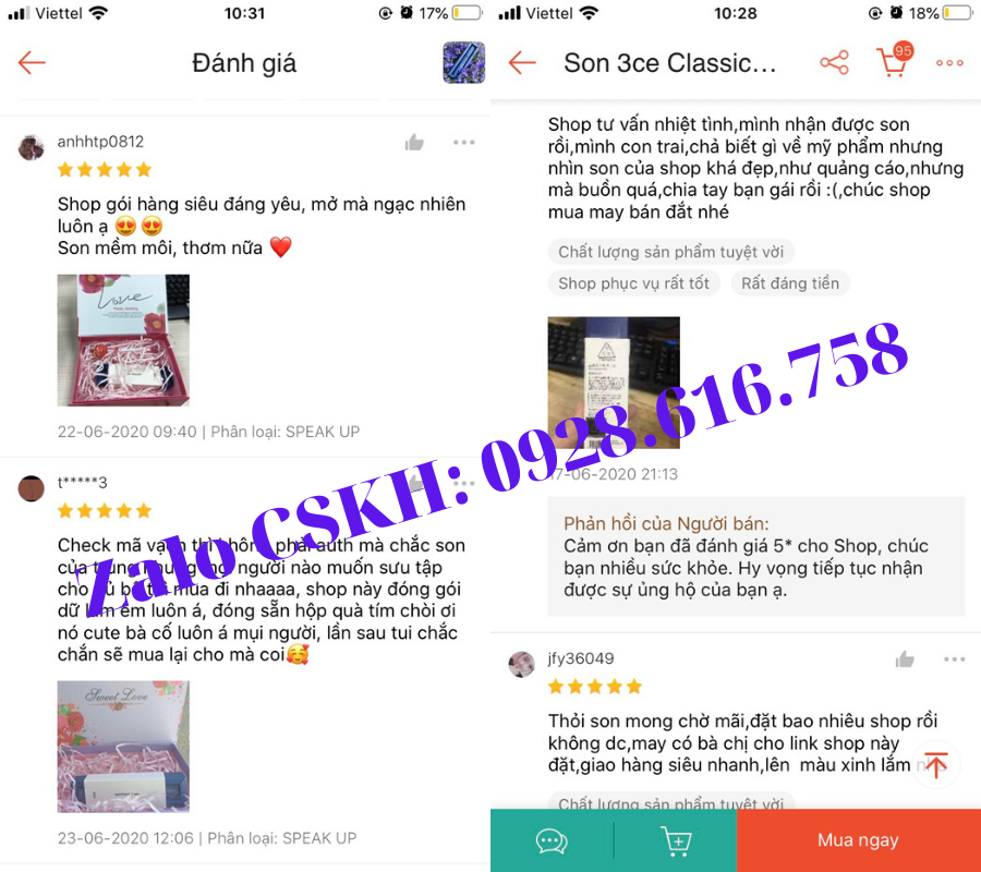 Son 3CE Xanh Cao Cấp Son 3CE Vỏ Xanh Hàn Quốc