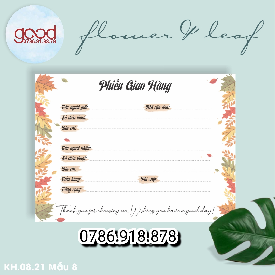 Combo 50 Phiếu Ship xinh xắn