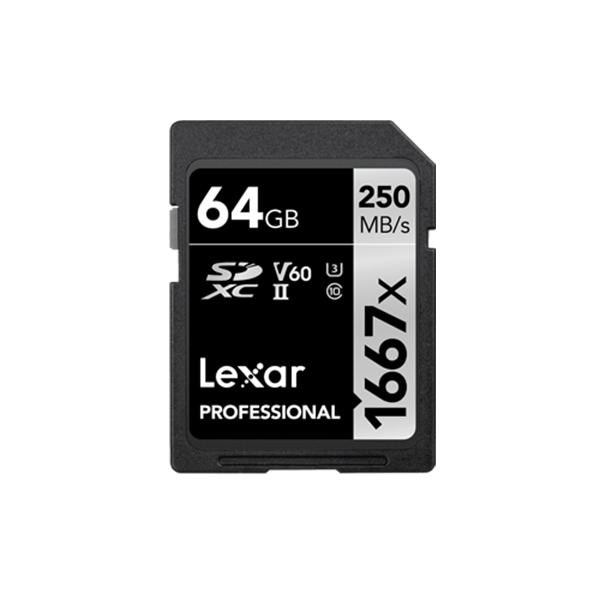 Thẻ nhớ SD lexar 1667x 64GB 250Mb/s