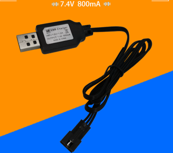 Cáp sạc USB SM-3P 7.4v 800mah dùng để sạc pin lithium của ô tô