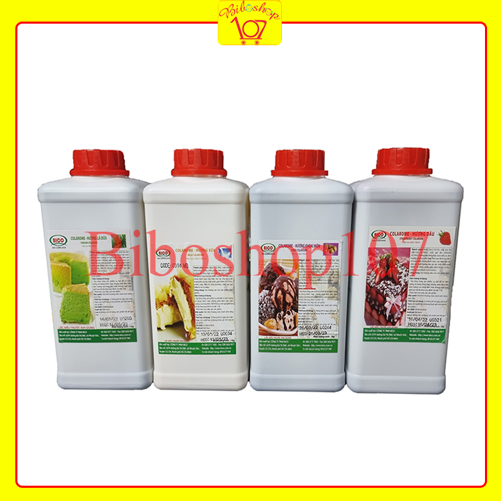 Hương Lá Dứa/ Sữa/ Khoai Môn/ Dâu có màu Bico 1Kg