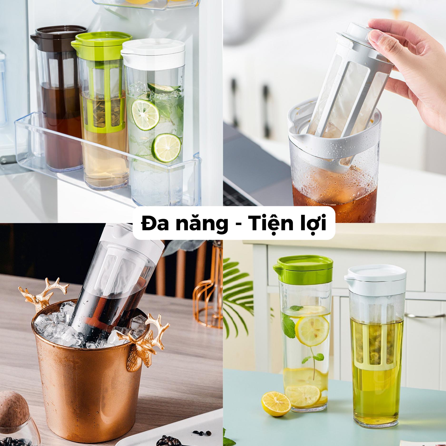 Combo Bình pha Cold Brew kèm Cà phê Arabica chuyên dùng pha cà phê ủ lạnh - Kaizen Coffee