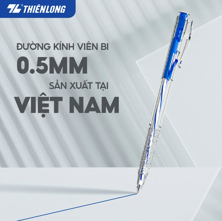 Hộp bút bi Thiên Long TL-027 (20 cây)